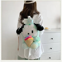 HKM-677715 Multi-Color Cartoon Plush Backpack Stuffed Toy - Soft and Huggable Variety for All Ages
