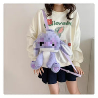 HKM-677715 Multi-Color Cartoon Plush Backpack Stuffed Toy - Soft and Huggable Variety for All Ages