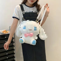 HKM-677715 Multi-Color Cartoon Plush Backpack Stuffed Toy - Soft and Huggable Variety for All Ages
