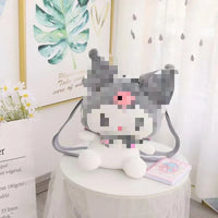 HKM-677715 Multi-Color Cartoon Plush Backpack Stuffed Toy - Soft and Huggable Variety for All Ages