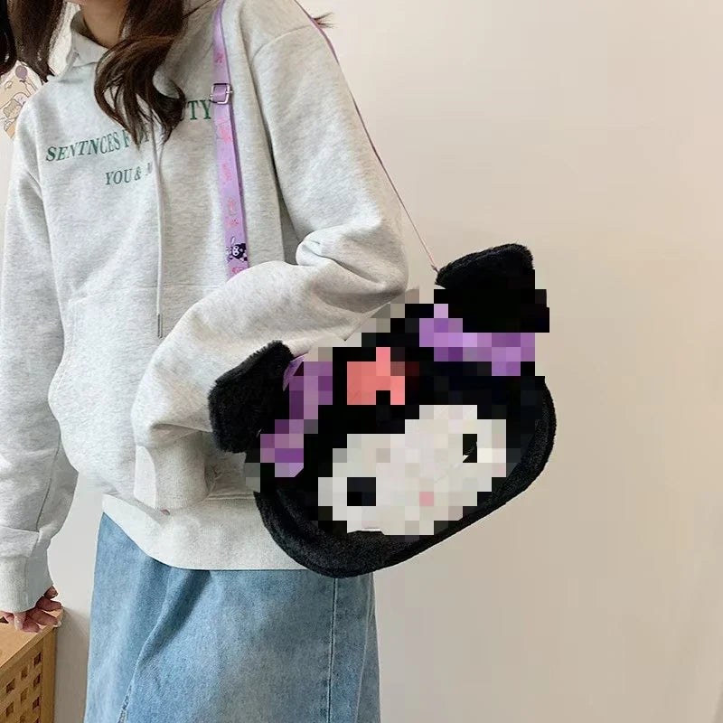 KTX-677715 Multi-Color Cartoon Plush Backpack Stuffed Toy - Soft and Huggable Variety for All Ages