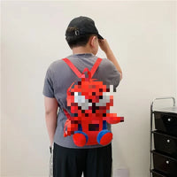 HKM-677715 Multi-Color Cartoon Plush Backpack Stuffed Toy - Soft and Huggable Variety for All Ages