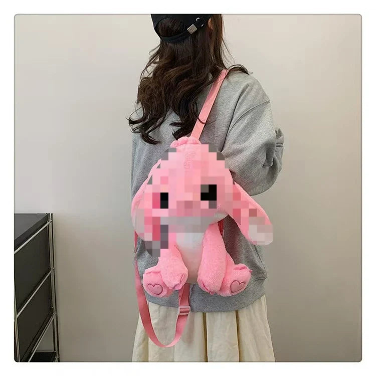 KTX-677715 Multi-Color Cartoon Plush Backpack Stuffed Toy - Soft and Huggable Variety for All Ages