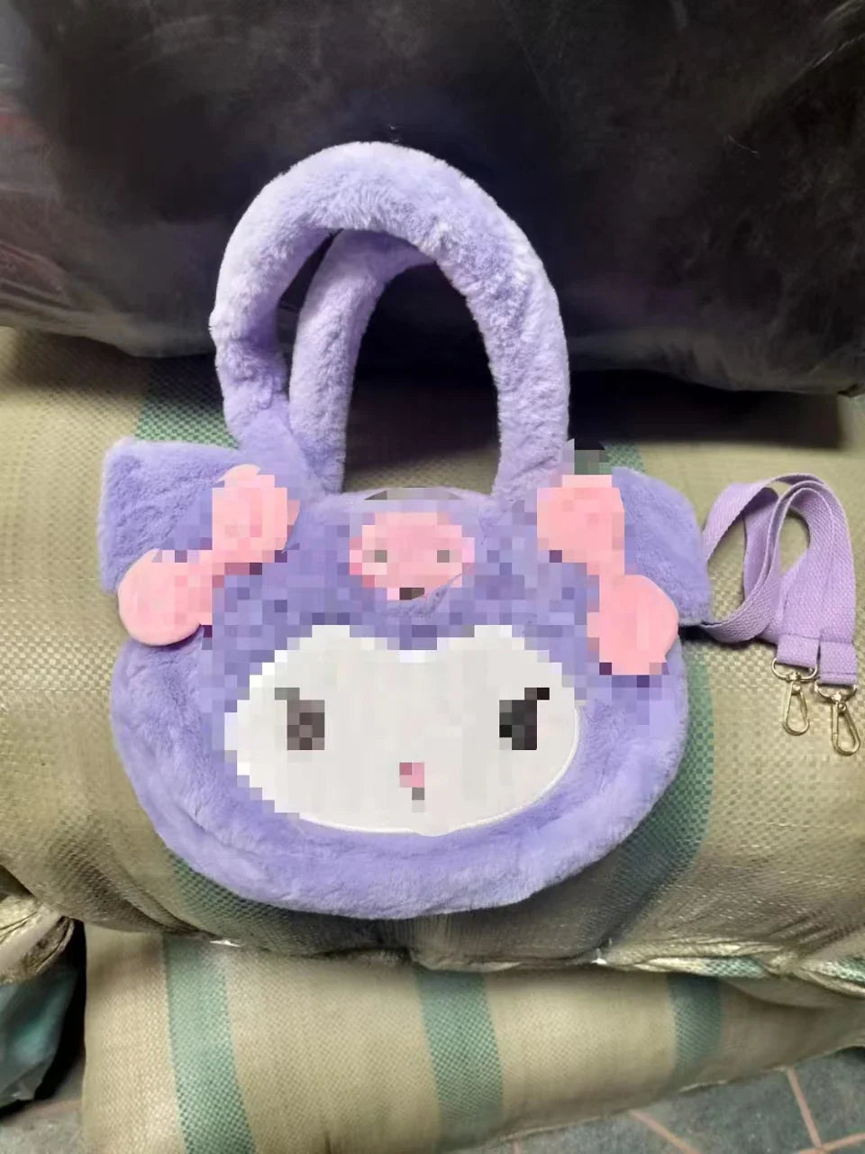 KTX-677715 Multi-Color Cartoon Plush Backpack Stuffed Toy - Soft and Huggable Variety for All Ages