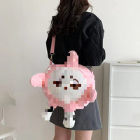 HKM-677715 Multi-Color Cartoon Plush Backpack Stuffed Toy - Soft and Huggable Variety for All Ages