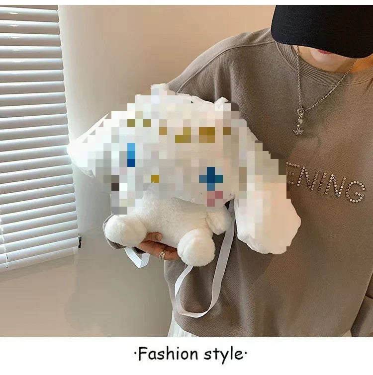 KTX-677715 Multi-Color Cartoon Plush Backpack Stuffed Toy - Soft and Huggable Variety for All Ages