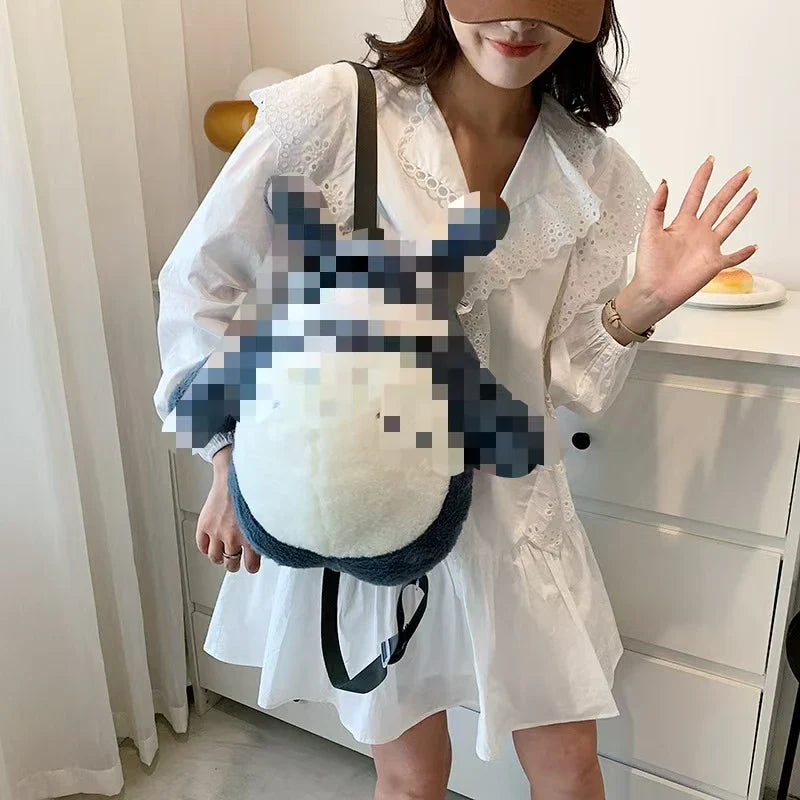 KTX-677715 Multi-Color Cartoon Plush Backpack Stuffed Toy - Soft and Huggable Variety for All Ages