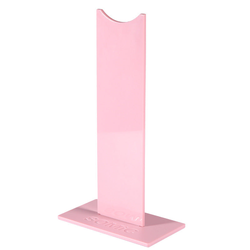 HKM-677779 Detachable Gaming Headset Stand with Non-Slip Base in Pink and Black
