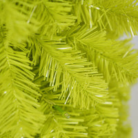 HKM-677843 5FT Hinged Artificial Fir Christmas Tree with 400 Branch Tips and 100 Warm White LED Lights