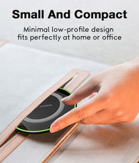 HKM-677907 Fast Wireless Charger with QI Compatibility in Black and White