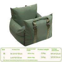 HKM-677907 Waterproof Car Kennel with Non-Slip Design and Removable Features for Pets