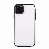 HKM-677971 Holster Card Holder with Mad Horse Pattern Back Shell for Wireless Charging and Secure Storage