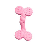HKM-678035 Durable Non-Toxic Rubber Dog Teething Toy with Sound - Available in Assorted Colors and Shapes