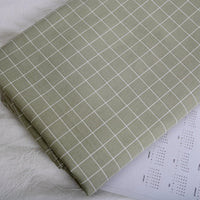 HKM-678035 Pine Cone Check Patterned Cotton Fabric for Crafting and Home Decor - Various Designs Available