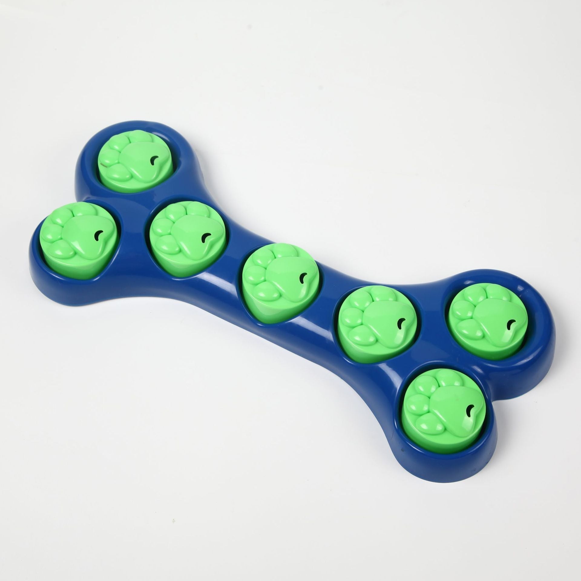 HKM-678227 Anti-Choke Dog Toys - Bone and Paw-Shaped Plastic Feedware, 26x25.5x6.3cm, 38.5x16.7x4.6cm