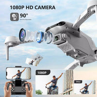 HKM-678227 Foldable Drone with 1080P HD Camera, 32 Minutes Flight Time, Easy One-Key Operation, and Trajectory Flight Function