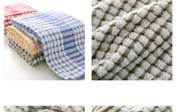 HKM-678291 Cotton Plaid Kitchen Dish Towel - Various Patterns and Sizes in Pink, Blue, Green, Orange, Red