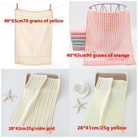 HKM-678291 Cotton Plaid Kitchen Dish Towel - Various Patterns and Sizes in Pink, Blue, Green, Orange, Red