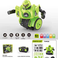 HKM-678291 Remote Control DIY Assembly Combat Robot with Sound - Interactive Dual Player Educational Toy Set