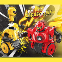 HKM-678291 Remote Control DIY Assembly Combat Robot with Sound - Interactive Dual Player Educational Toy Set
