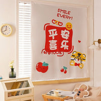 HKM-678419 Cartoon-Themed Velcro Cabinet Curtain for Children's Rooms – Multiple Sizes Available