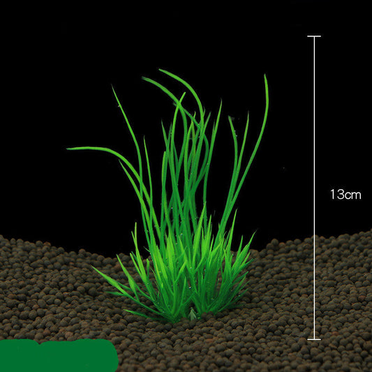 HKM-678547 Aquarium Simulation Plastic Water Plants for Fish Tank Landscaping - 10 Trees Per Pack