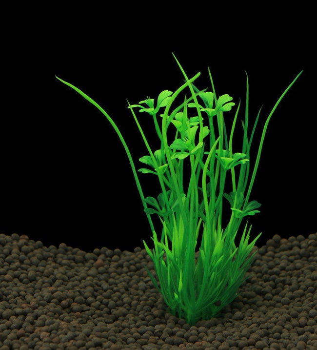 HKM-678547 Aquarium Simulation Plastic Water Plants for Fish Tank Landscaping - 10 Trees Per Pack