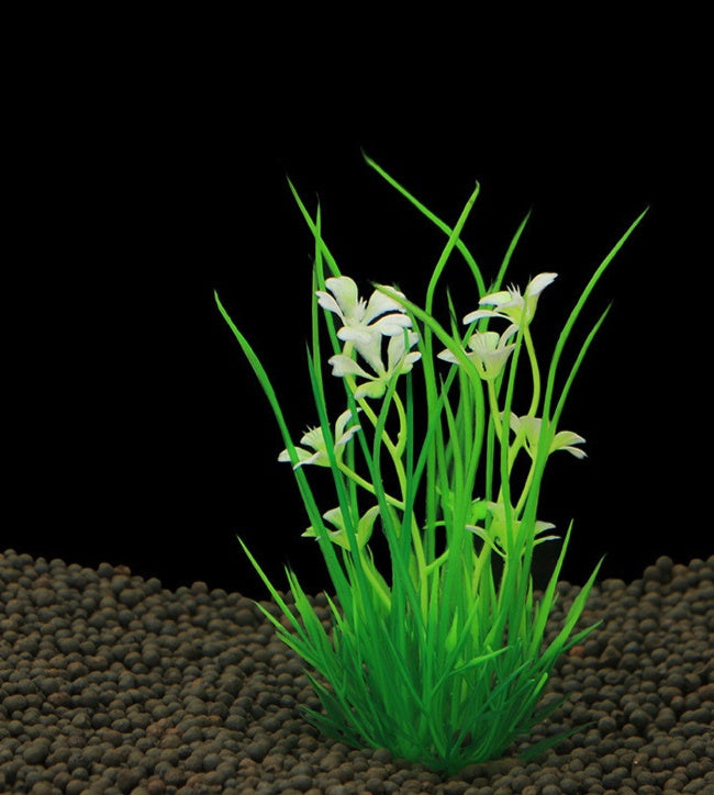 HKM-678547 Aquarium Simulation Plastic Water Plants for Fish Tank Landscaping - 10 Trees Per Pack