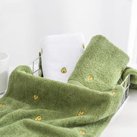 HKM-678547 Avocado Color Cotton Bath Towel, Soft & Absorbent, 70x140cm