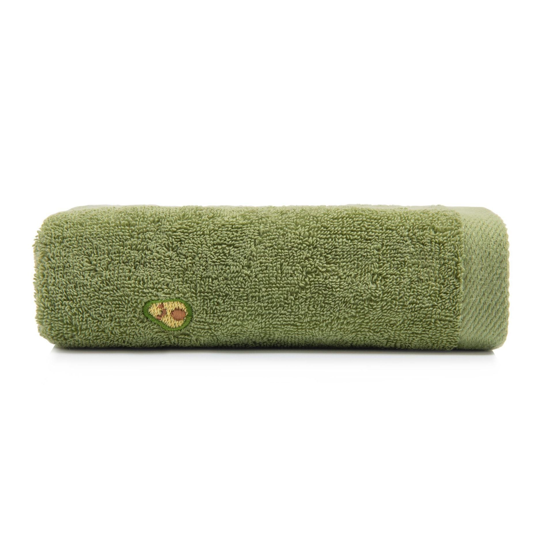 HKM-678547 Avocado Color Cotton Bath Towel, Soft & Absorbent, 70x140cm
