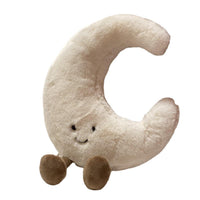 HKM-678547 Sunshine and Moon Plush Toy Set - Soft Stuffed Animal Pillows for Kids, Perfect Birthday Gift, Warm and Cozy Hugging Companions