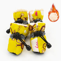 HKM-678547 Waterproof Dog Shoes for Summer - Adjustable, Non-Slip, and Reflective Pet Boots