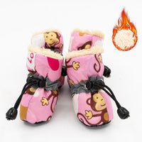 HKM-678547 Waterproof Dog Shoes for Summer - Adjustable, Non-Slip, and Reflective Pet Boots