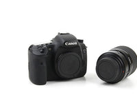 HKM-678611 Camera Lens and Body Cover for Sony NEX - Black ABS Protection Against Dust and Scratches