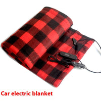 HKM-678867 12V Electric Car Blanket with Adjustable Temperature Control, Fleece Material, 100cm x 70cm