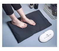 HKM-678931 Diatomite Soft Foot Pad Bathroom Mat - Absorbent, Quick Drying, Antiskid, Comfort 55x35cm
