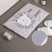 HKM-678931 Diatomite Soft Foot Pad Bathroom Mat - Absorbent, Quick Drying, Antiskid, Comfort 55x35cm