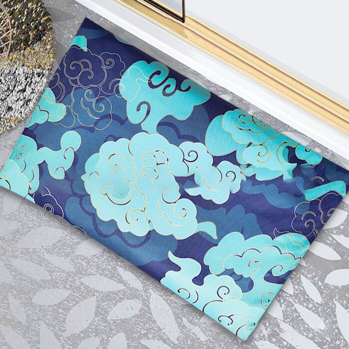 HKM-678931 Diatomite Soft Foot Pad Bathroom Mat - Absorbent, Quick Drying, Antiskid, Comfort 55x35cm