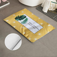 HKM-678931 Diatomite Soft Foot Pad Bathroom Mat - Absorbent, Quick Drying, Antiskid, Comfort 55x35cm