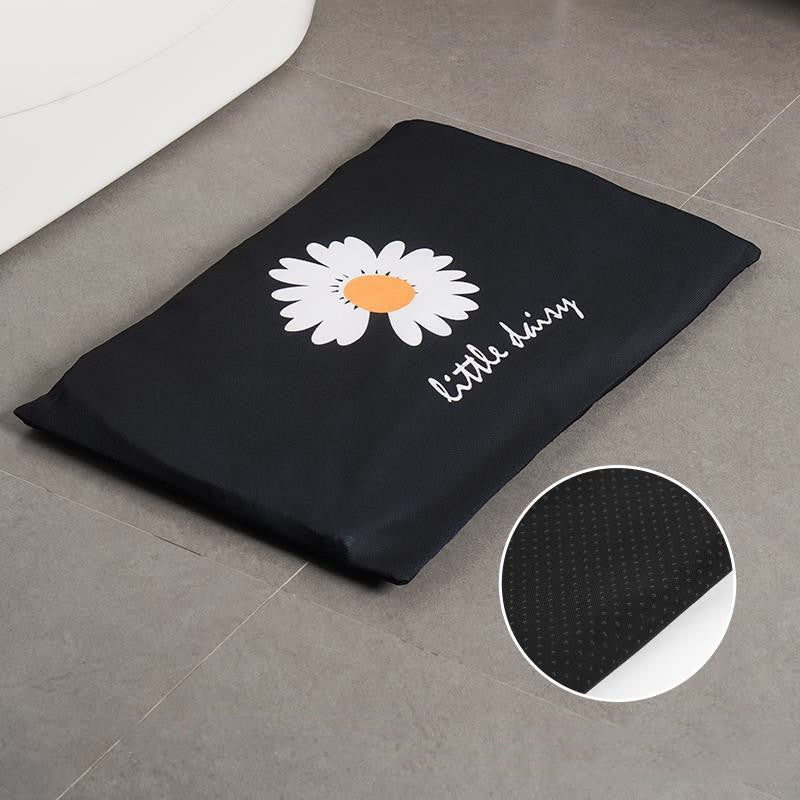 HKM-678931 Diatomite Soft Foot Pad Bathroom Mat - Absorbent, Quick Drying, Antiskid, Comfort 55x35cm