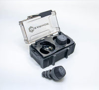 HKM-678931 Electronic Earplugs Hearing Protection Kit - M20 Model with Rechargeable Battery, Noise Reduction, and IPX-4 Waterproof Rating