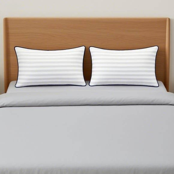 HKM-678995 Adjustable Cotton Bed Pillow with Natural Filling and Breathable Cover