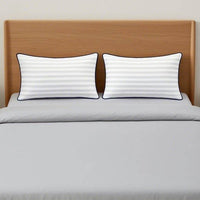 HKM-678995 Adjustable Cotton Bed Pillow with Natural Filling and Breathable Cover