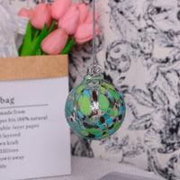 HKM-678995 Hand-blown Transparent Glass Ball Christmas Ornaments - Set of 6 or 12, 6cm Diameter