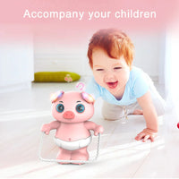 HKM-679123 Dancing Somersault Pig Toy with Music and Lights for Children Ages 2-4