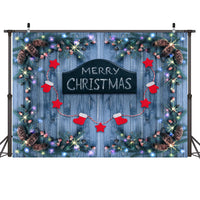 HKM-679635 Christmas-Themed Photography Backdrop, 210x150cm Photo Cloth, Lightweight Design