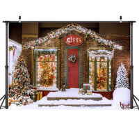 HKM-679635 Christmas-Themed Photography Backdrop, 210x150cm Photo Cloth, Lightweight Design