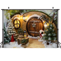 HKM-679635 Christmas-Themed Photography Backdrop, 210x150cm Photo Cloth, Lightweight Design
