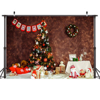 HKM-679635 Christmas-Themed Photography Backdrop, 210x150cm Photo Cloth, Lightweight Design