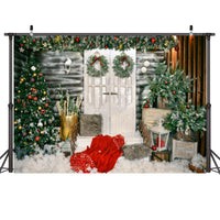HKM-679635 Christmas-Themed Photography Backdrop, 210x150cm Photo Cloth, Lightweight Design